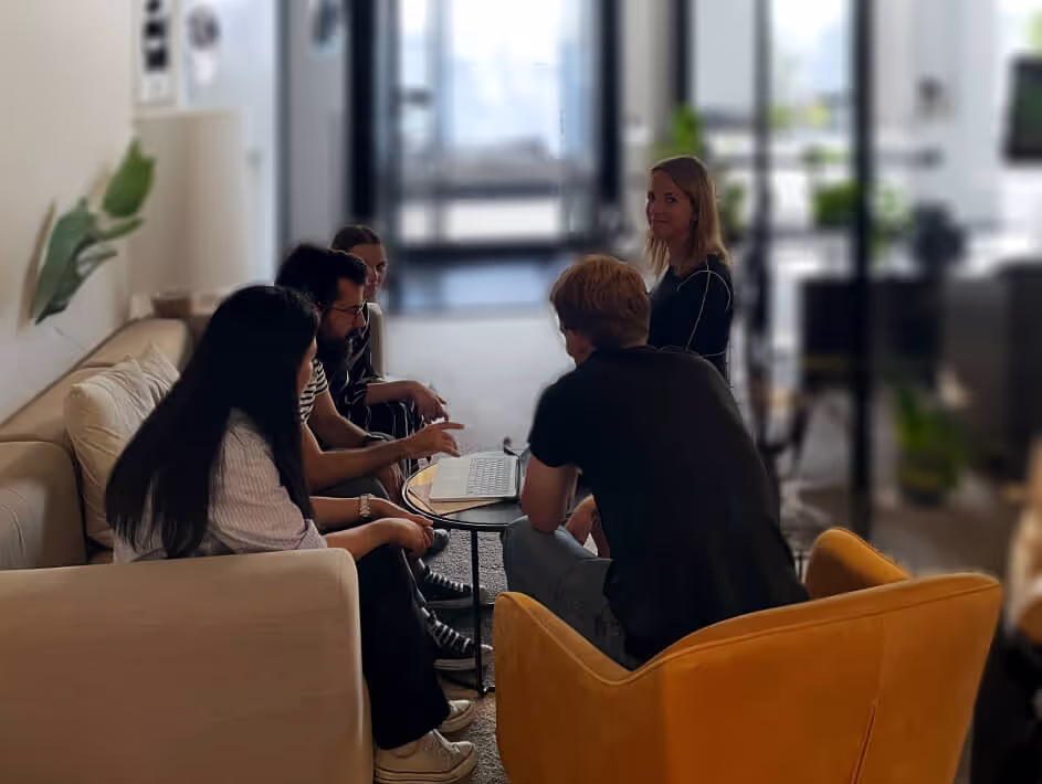 The Elucidate team at work.